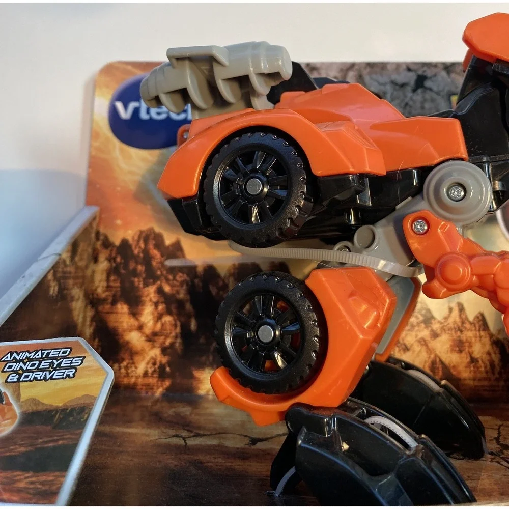 VTech Switch & Go T-Rex‎ Race Car Toy Animated Dino Eyes Light Up Effects Age 4+